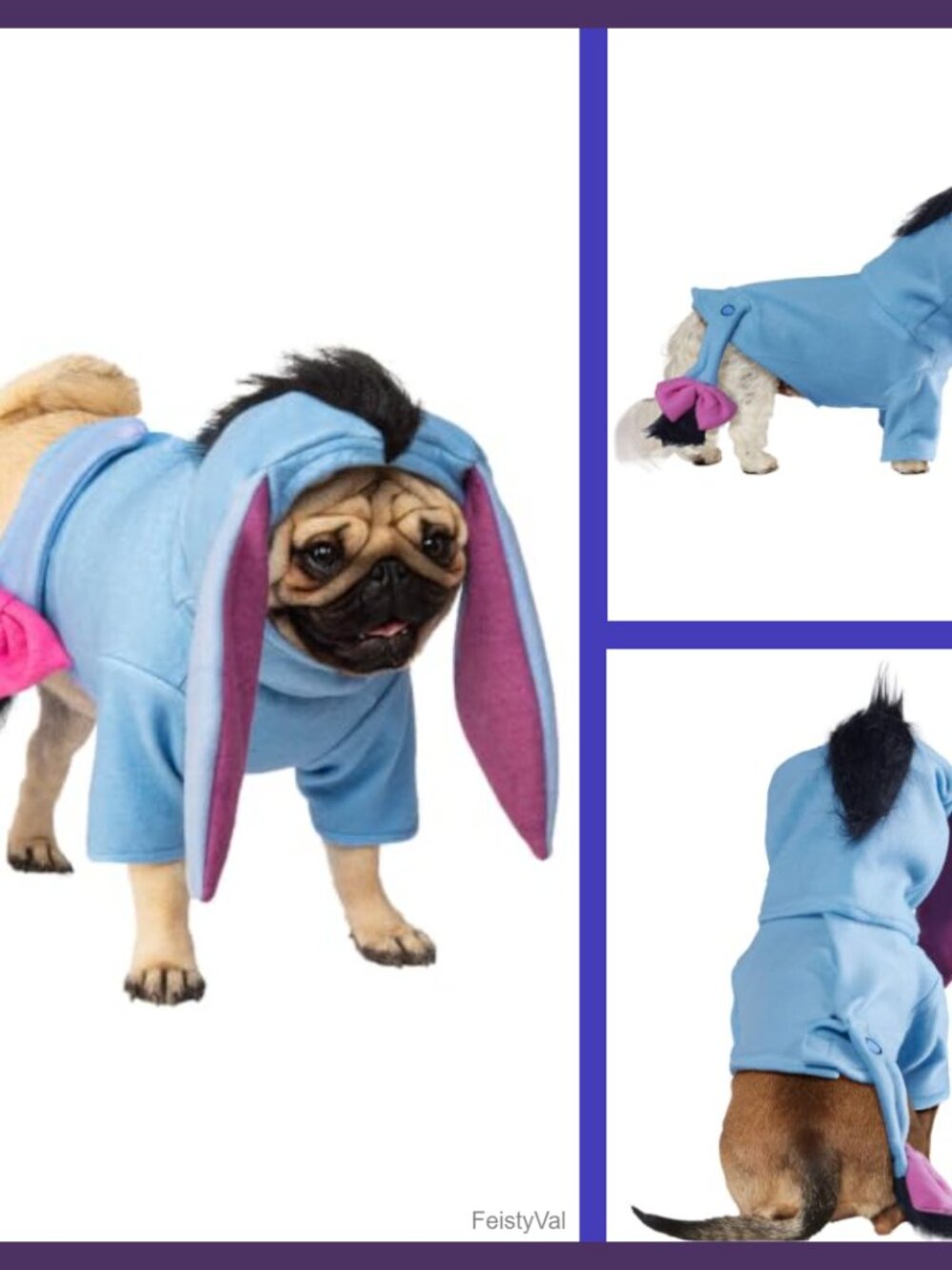 Eeyore Pet Costume XL Dog Cat Disney Winnie the Pooh Halloween